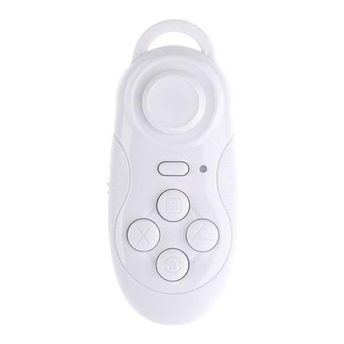 

Multi-function Wireless Bluetooth Selfie Remote Controller GamePad - White