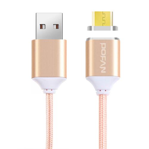 

POFAN P11 Data Transmission Micro USB Magetic Transmission Charging Line Cable Data Line - Gold