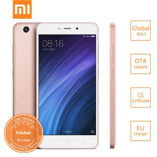 XIAOMI Redmi 4A 5.0inch HD MIUI 8 Android 6.0 4G LTE Smartphone Qualcomm Snapdragon 425 Quad Core 1.4GHz 2GB 16GB 5.0MP 13.0MP 3120mAh Battery WIFI GPS Global Version - Rose Gold