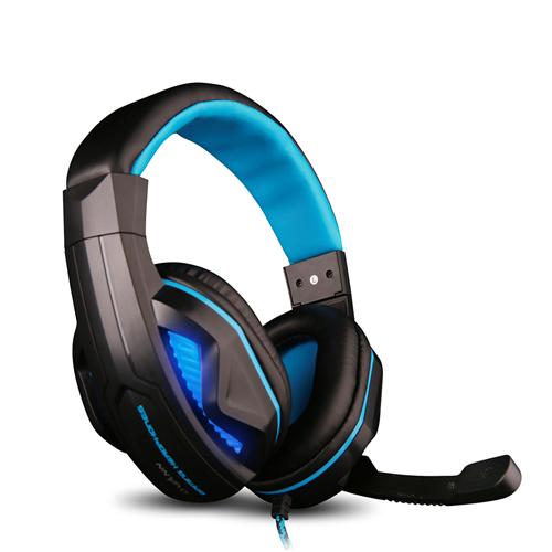 Ovann X2 Pro Gaming Headset Black and Blue