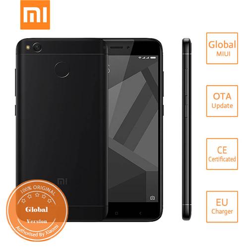 Xiaomi Redmi 4X 5.0 Inch HD Screen Qualcomm Snapdragon 435 Octa Core 3GB 32GB MIUI 8 4G LTE Smartphone 4100mAh Battery Metal Body Global Version - Black