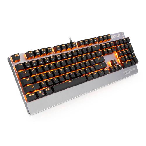 ONE UP K8 Mechanical Keyboard Orange Backlit