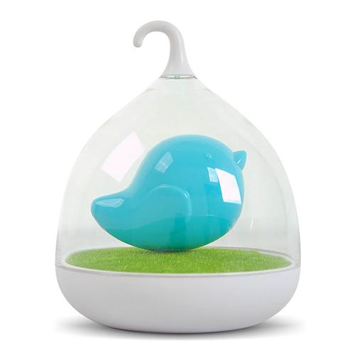 

TW-L0606 LED Birdcage Light USB Charge Night Lamp with Voice Sensor -Blue