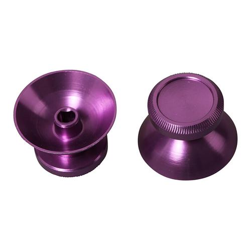 

2pcs Metal Thumb Grips Thumbstick Cap Cover for PS4 PlayStation 4 Controller Gamepad - Purple