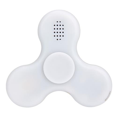 

Fidget Hand Spinner LED Light Bluetooth Speaker Music Focus Toy - White