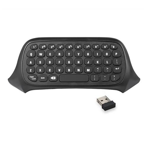 ACGAM Wireless Chatpad Keyboard with Audio Jack for Xbox One Black
