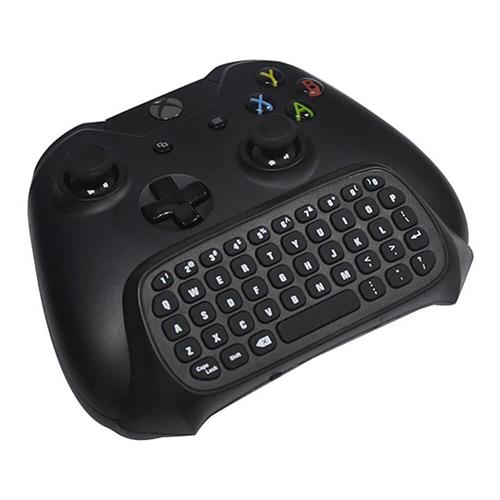 ACGAM Wireless Chatpad Keyboard with Audio Jack for Xbox One Black