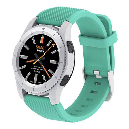

No.1 G8 Smart Watch Phone MTK2502 Bluetooth 4.0 SIM Card Call Message Reminder Heart Rate Monitor Compatible with Android IOS - Green