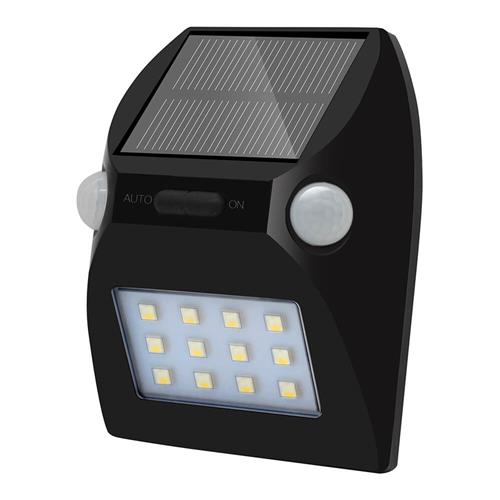 

Intelamp YL002-2B LED Light Solar Powered Dual Head 12LED Spotlight Outdoor Light -Black