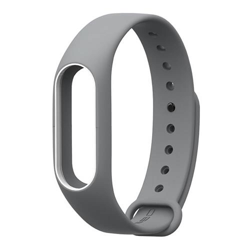 Xiaomi miband 2 Replacement Silicon Strap Band Gray White