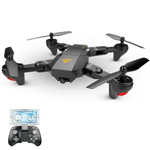 

VISUO XS809HW 720P WIFI FPV Foldable Arm With Wide Angle Camera High Hold Mode RC Quadcopter RTF - Black