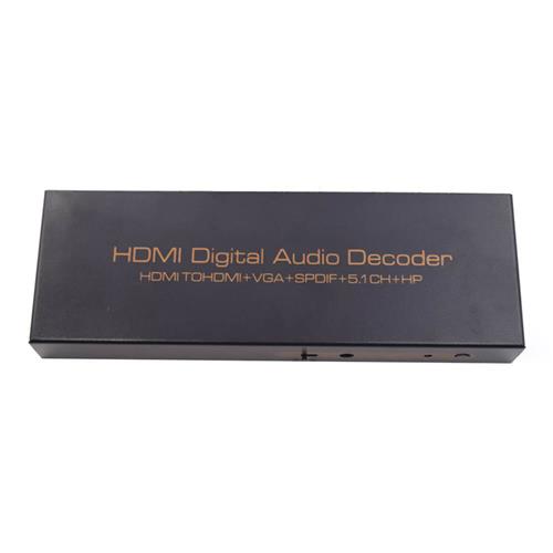 

51S 1080P HDMI TO HDMI VGA SPDIF 5.1CH RCA Digital Multi-channel Audio Decoders DSP - US Plug