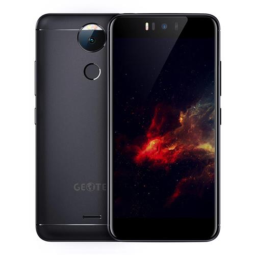 Geotel Amigo 5.2 Inch Smartphone HD 3GB RAM 32GB ROM 13.0MP MTK6753 Octa Core 1.3GHz Android 7.0 Touch ID 3000mAh  - Black