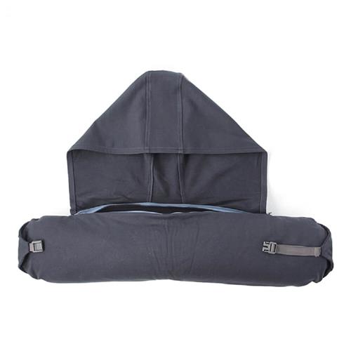 U-Shaped Pillow Hat Pillow Portable Nap Travel Neck Pillow Black