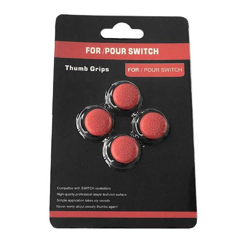 

Thump Grips 4in1 Non-slip TPU Soft Silicone Cap Cover for Nintendo Switch - Red