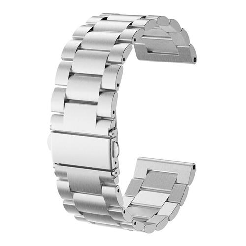 

Replacement Metal Stainless Steel Watch Band Strap 26mm Width For Garmin Fenix 3 - Silver