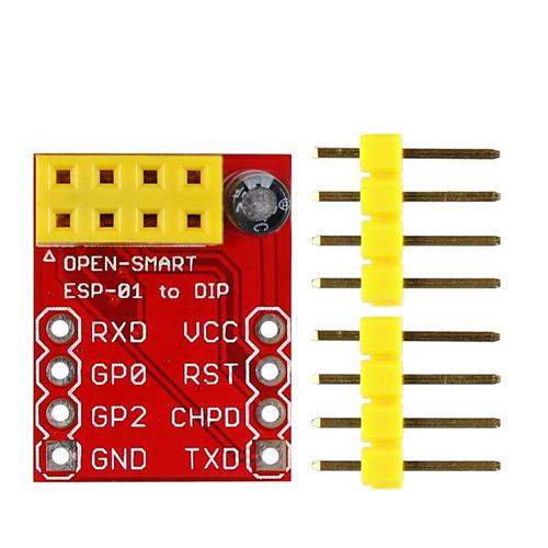 

OPEN-SMART ESP8266 ESP-01 Wi-Fi Breadboard Adapter Module for Arduino
