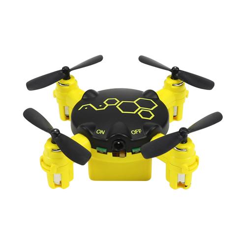 FQ777 FQ04 Beetle Mini Pocket Drone with Camera RTF Yellow