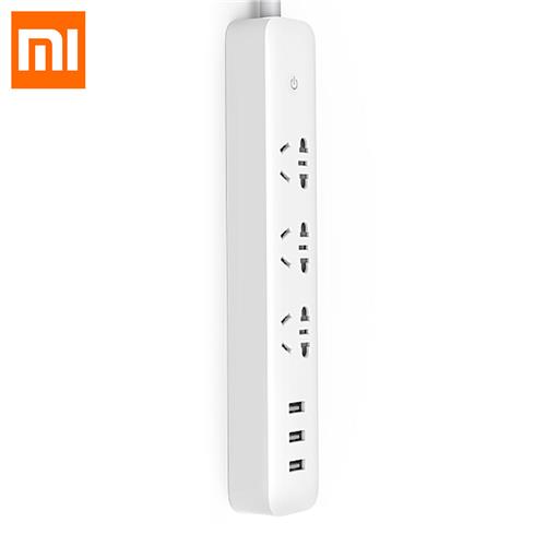 

Xiaomi CHING MI QMCXB01ZN Smart Power Strip 3 Socket with 3 USB Port 1.8 Meter APP Remote Control Socket -White