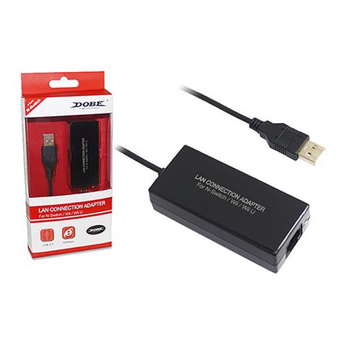 DOBE LAN Connection Adapter for Nintendo Switch Wii Wii U LAN