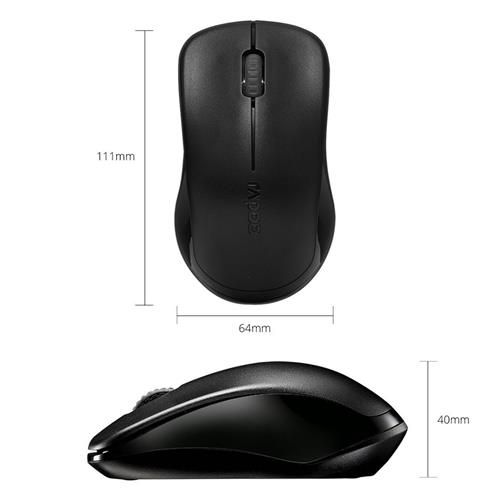 Rapoo 1620 Wireless Mouse Black