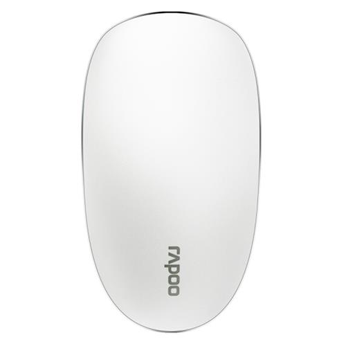

Rapoo T8 USB Wireless Mouse 5.8GHz Ultra-Thin Laser Touch Mouse Durable Slient Clicking - White