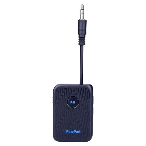 

iPazzPort 2-in-1 Bluetooth Transmitter and Receiver Wireless Audio Adapter Built in 3.5 mm Stereo Output for Home and Car Audio System TV BOX TV Headphone and Speaker