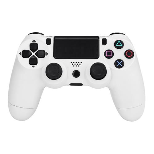 

PS4 USB Wired Gaming Controller Gamepad With Analog Sticks Half Cracked Version for PC / Laptop / PlayStation 4 - White