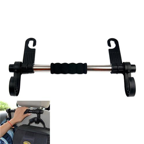 

Car Double Vehicle Hook Multi-functional Car Accessory - BLACK