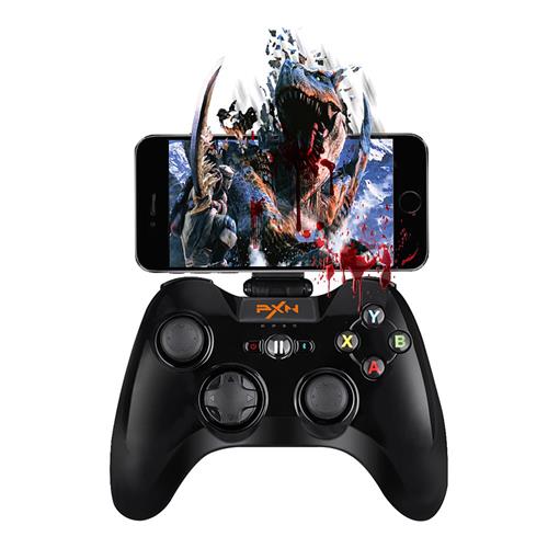

PXN-6603 Wireless Bluetooth Game Controller MFi Certified Vibration Handle for Apple iPhone iPad iPod- Black