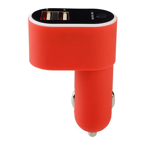 EC6 Bluetooth Car Kit with Car Charger Red