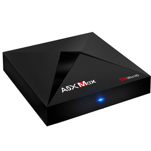 

A5X MAX Android 8.1 KODI 18.0 4GB/16GB RK3328 4K TV Box USB3.0 WIFI Bluetooth LAN VP9 H.265 HDMI
