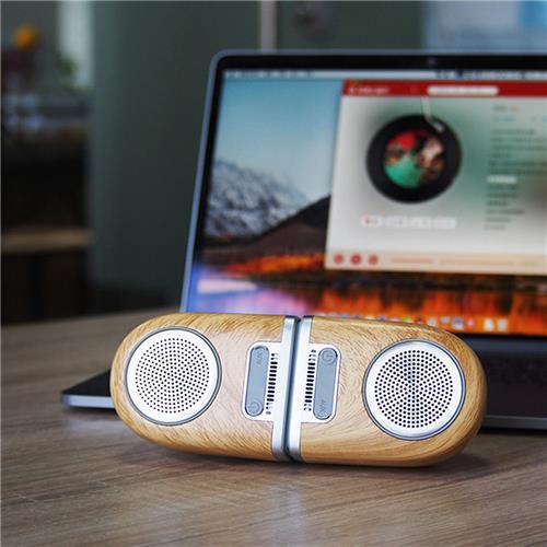 Ovevo D10 Wireless Bluetooth Speaker Wood Color