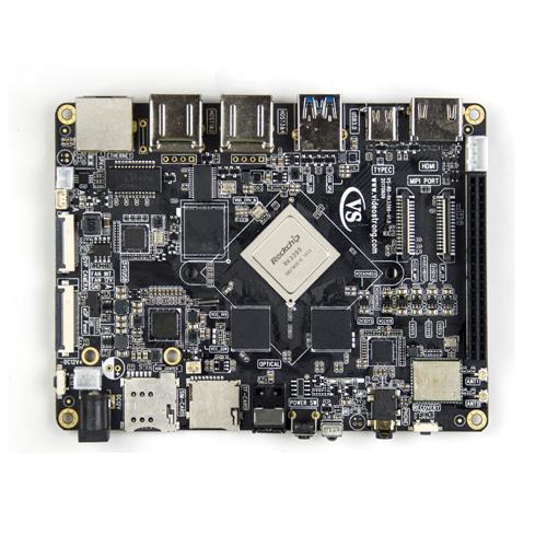 DIY BOX Super Development Board RK3399 Mali-T864 4K 10 Bit VP9 4GB/32GB Android 7.1 Dual MIPI-CSI Dual ISP  DP1.2 PCIe M.2 Type C USB3.0