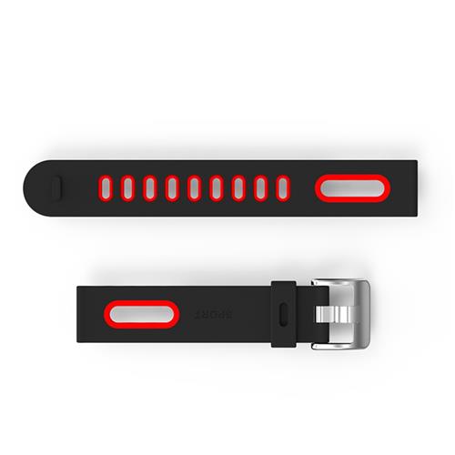 

Replacement Silicon Watch Band Strap For Makibes DM58 Smartband Bracelet - Red