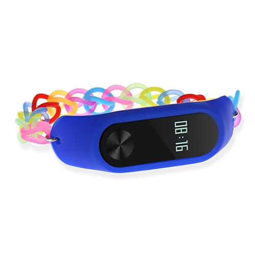Xiaomi Mi Band 2 Stylish Silicone Bracelet Replacement Wristband Strap Summer Theme - Blue