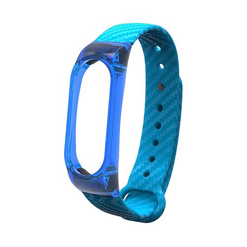 

Xiaomi Mi Band 2 3D Watchband Stylish Silicone Replacement Wristband Strap - Blue