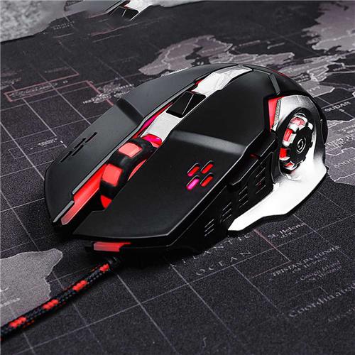 Ajazz AJ110 6D Wired Gaming Mouse Black