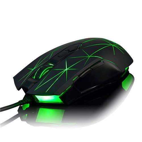 

Ajazz AJ52 Star Version Wired Gaming Mouse 7 Programmable Buttons Colorful RGB Backlight Compatible Plug And Play - Black