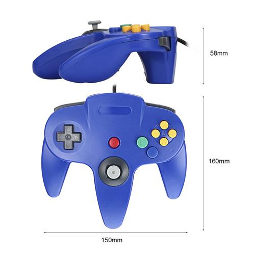 Gamepad for Nintendo 64 Deep Blue
