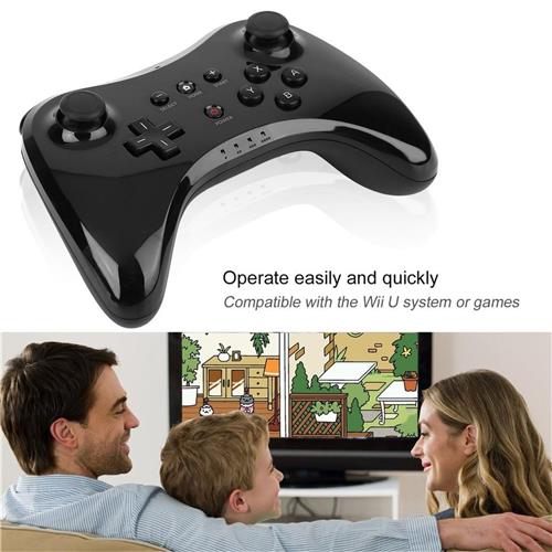 Wireless Bluetooth Gamepad for Nintendo Wii U Black