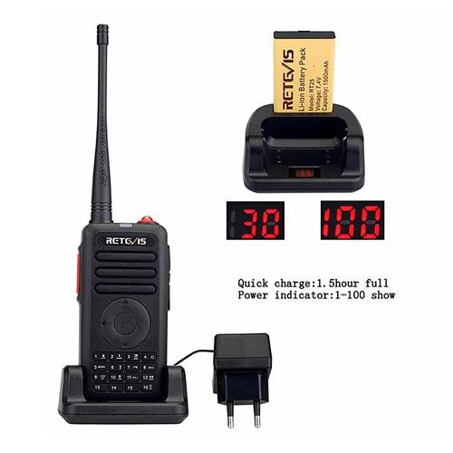 Retevis RT25 Commercial Walkie Talkie Black