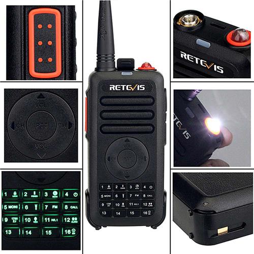 Retevis RT25 Commercial Walkie Talkie Black