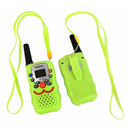 2PCS Retevis RT32 Kid Walkie Talkie Green