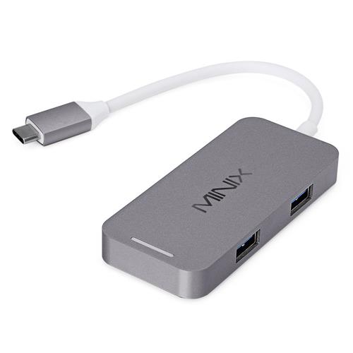 

MINIX NEO C Mini USB-C Multiport Adapter with HDMI Output for Apple MacBook TV Box - Gray