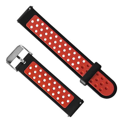 Huami Amazfit Bip Dual Color Smart Watch Band Red Black