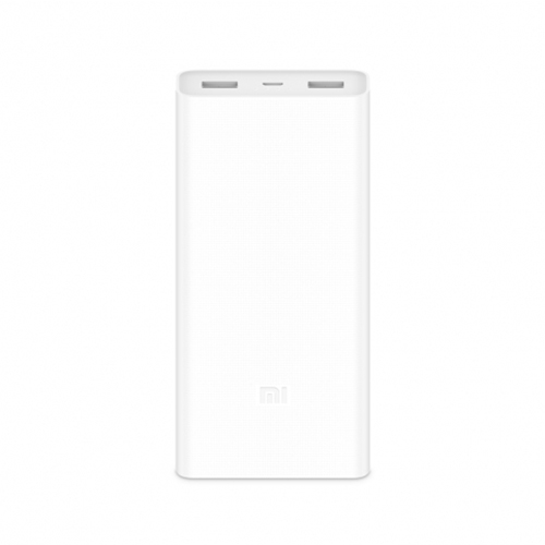 Xiaomi Power Bank 2C 20000mAh Dual USB Output Quick Charge 3.0 Li-polymer Battery - White