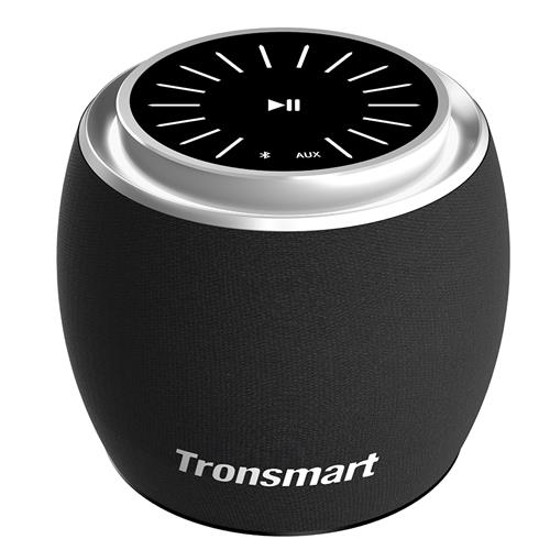Tronsmart JAZZ Mini 5W Portable Bluetooth Speaker Wireless Bluetooth 4.2 Touch Control Speaker with Deep Bass LED Lights - Black