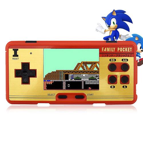 

Portable Handheld Game Player Built in 638 Classic Games 8 Bit Retro Video Game Console Support AV Output - Red