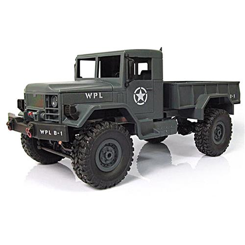 

WPL WPL B-1 1/16 2.4G 4WD Off Road RC Car Crawler with LED Light RTR - Army Green